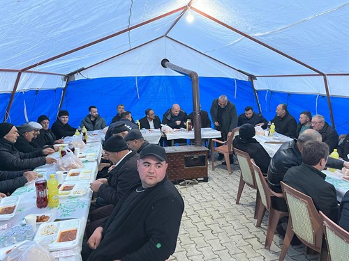 ABDİUĞAĞI KÖYÜ HEMŞEHRİLERİMİZLE İFTAR SOFRASINDA BİRLİK VE BERABERLİK BULUŞMASI